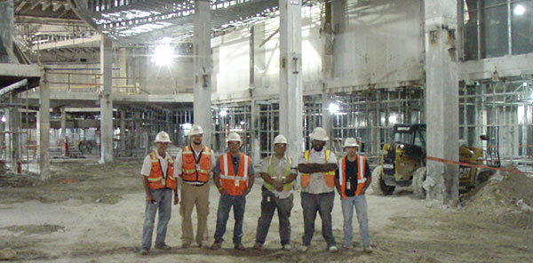 Abascal Group on a demolition job at the Miami International Airport (American Airlines)